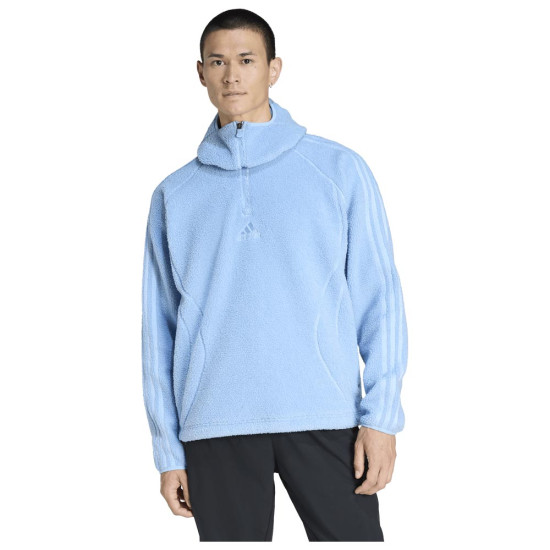 Adidas Ανδρικό φούτερ Borg Fleece Teamgeist 1/4-Zip Hoodie